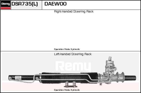 DELCO REMY Рулевой механизм DSR743L